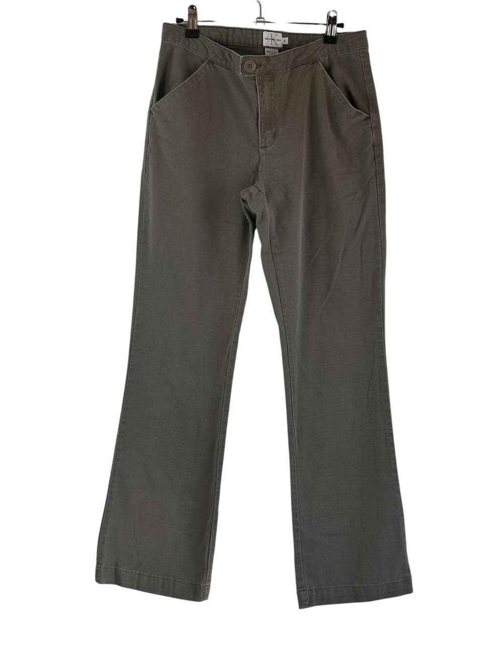 Calvin Klein Jeans Olive Green Low Rise Flare Pants Women’s Size 6